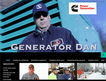 Tablet Screenshot of generatordan.com